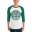 Man wearing Spring High School Lions Unisex 3/4 Sleeve Raglan T-shirt 220