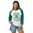 Woman wearing Spring High School Lions Unisex 3/4 Sleeve Raglan T-shirt 207