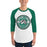 Man wearing Spring High School Lions Unisex 3/4 Sleeve Raglan T-shirt 203