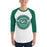 Man wearing Spring High School Lions Unisex 3/4 Sleeve Raglan T-shirt 239