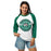 Woman wearing Spring High School Lions Unisex 3/4 Sleeve Raglan T-shirt 239