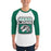 Man wearing Spring High School Lions Unisex 3/4 Sleeve Raglan T-shirt 001