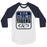 Klein Collins High School Tigers Unisex 3/4 Sleeve Raglan T-shirt 01