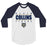 Klein Collins High School Tigers Unisex 3/4 Sleeve Raglan T-shirt 07