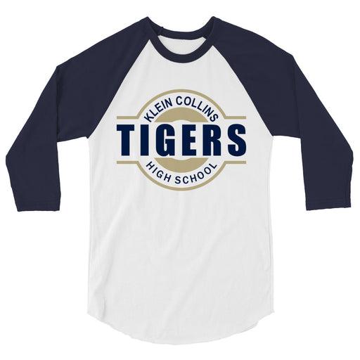 Klein Collins High School Tigers Unisex 3/4 Sleeve Raglan T-shirt 11