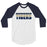 Klein Collins High School Tigers Unisex 3/4 Sleeve Raglan T-shirt 25