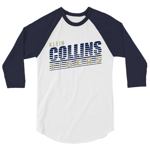 Klein Collins High School Tigers Unisex 3/4 Sleeve Raglan T-shirt 32