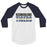 Klein Collins High School Tigers Unisex 3/4 Sleeve Raglan T-shirt 35