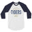 Klein Collins High School Tigers Unisex 3/4 Sleeve Raglan T-shirt 40