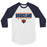 Bridgeland High School Bears Unisex 3/4 sleeve Raglan T-shirt 07