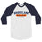 Bridgeland High School Bears Unisex 3/4 sleeve Raglan T-shirt 21