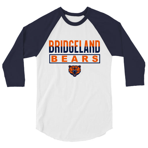 Bridgeland High School Bears Unisex 3/4 sleeve Raglan T-shirt 29