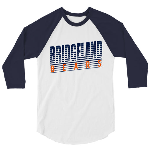 Bridgeland High School Bears Unisex 3/4 sleeve Raglan T-shirt 32