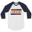 Bridgeland High School Bears Unisex 3/4 sleeve Raglan T-shirt 72
