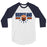 Bridgeland High School Bears Unisex 3/4 sleeve Raglan T-shirt 101