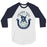 College Park High School Cavaliers Unisex 3/4 sleeve Raglan T-shirt 203