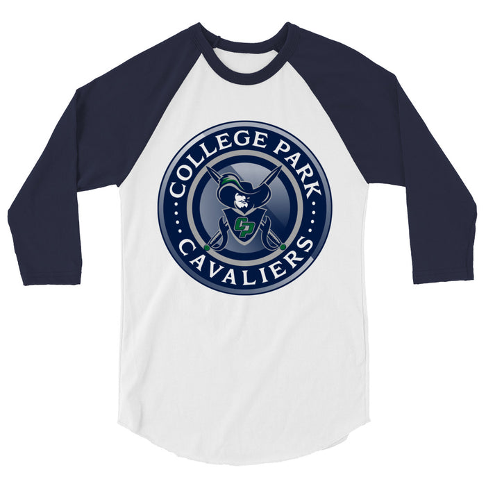 College Park High School Cavaliers Unisex 3/4 sleeve Raglan T-shirt 221