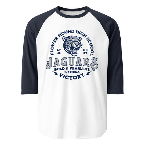 Flower Mound High School Jaguars Unisex 3/4 sleeve Raglan T-shirt 206