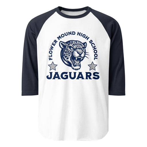 Flower Mound High School Jaguars Unisex 3/4 sleeve Raglan T-shirt 208