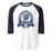 Flower Mound High School Jaguars Unisex 3/4 sleeve Raglan T-shirt 212