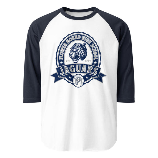 Flower Mound High School Jaguars Unisex 3/4 sleeve Raglan T-shirt 212