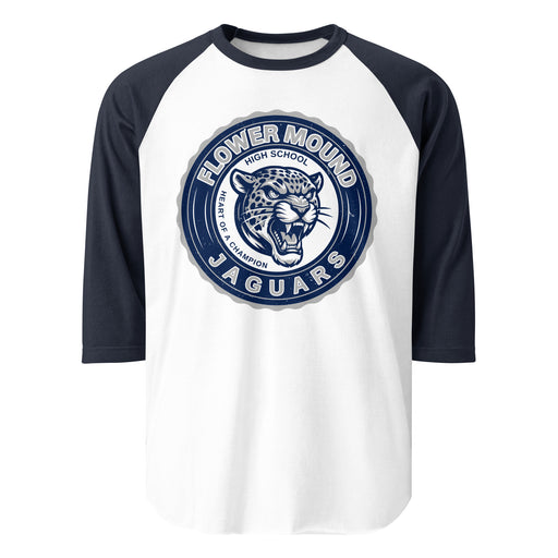 Flower Mound High School Jaguars Unisex 3/4 sleeve Raglan T-shirt 216