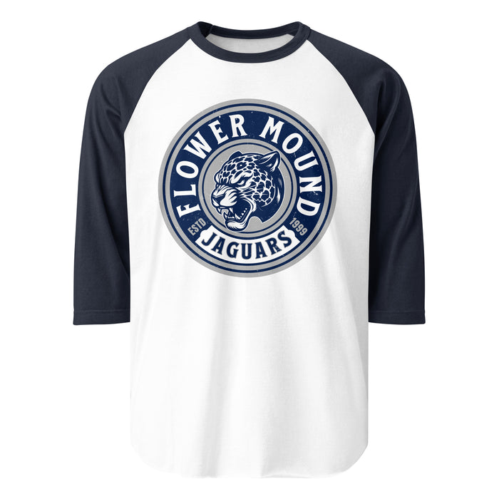 Flower Mound High School Jaguars Unisex 3/4 sleeve Raglan T-shirt 220