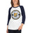 Woman wearing Nimitz High School Cougars Unisex 3/4 Sleeve Raglan T-shirt 203