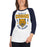 Woman wearing Nimitz High School Cougars Unisex 3/4 Sleeve Raglan T-shirt 204