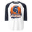 Seven Lakes High School Spartans Unisex 3/4 sleeve Raglan T-shirt 202