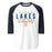 Seven Lakes High School Spartans Unisex 3/4 sleeve Raglan T-shirt 003