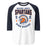 Seven Lakes High School Spartans Unisex 3/4 sleeve Raglan T-shirt 204