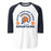 Seven Lakes High School Spartans Unisex 3/4 sleeve Raglan T-shirt 208