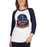 Woman wearing Seven Lakes High School Spartans Unisex 3/4 sleeve Raglan T-shirt 219