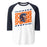 Seven Lakes High School Spartans Unisex 3/4 sleeve Raglan T-shirt 223