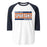 Seven Lakes High School Spartans Unisex 3/4 sleeve Raglan T-shirt 098