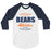 Bridgeland High School Bears Unisex 3/4 sleeve Raglan T-shirt 034