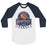 Bridgeland High School Bears Unisex 3/4 sleeve Raglan T-shirt 219