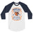 Bridgeland High School Bears Unisex 3/4 sleeve Raglan T-shirt 207