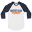 Bridgeland High School Bears Unisex 3/4 sleeve Raglan T-shirt 021