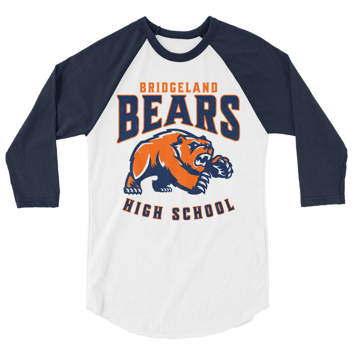 Bridgeland High School Bears Unisex 3/4 sleeve Raglan T-shirt 213