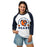 Woman wearing Bridgeland High School Bears Unisex 3/4 sleeve Raglan T-shirt 208