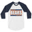 Bridgeland High School Bears Unisex 3/4 sleeve Raglan T-shirt 098