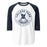 College Park High School Cavaliers Unisex 3/4 sleeve Raglan T-shirt 215