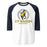 Cypress Ranch High School Mustangs Unisex 3/4 sleeve Raglan T-shirt 226