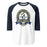 Cypress Ranch High School Mustangs Unisex 3/4 sleeve Raglan T-shirt 212