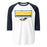 Cypress Ranch High School Mustangs Unisex 3/4 sleeve Raglan T-shirt 049