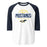 Cypress Ranch High School Mustangs Unisex 3/4 sleeve Raglan T-shirt 040