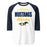Cypress Ranch High School Mustangs Unisex 3/4 sleeve Raglan T-shirt 034