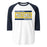 Cypress Ranch High School Mustangs Unisex 3/4 sleeve Raglan T-shirt 098